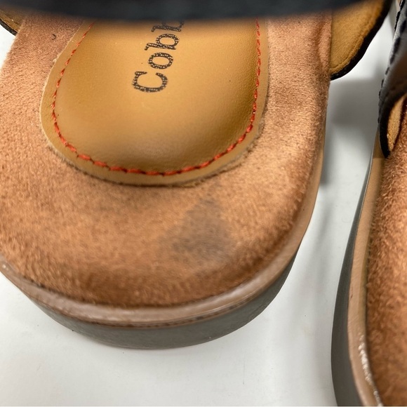 Women’s Cobb Hill Zion 2 Piece Leather Sandals Black WIDE - Picture 6 of 8